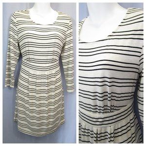Soma Luxuriously Soft Striped Tunic Mini Dress M